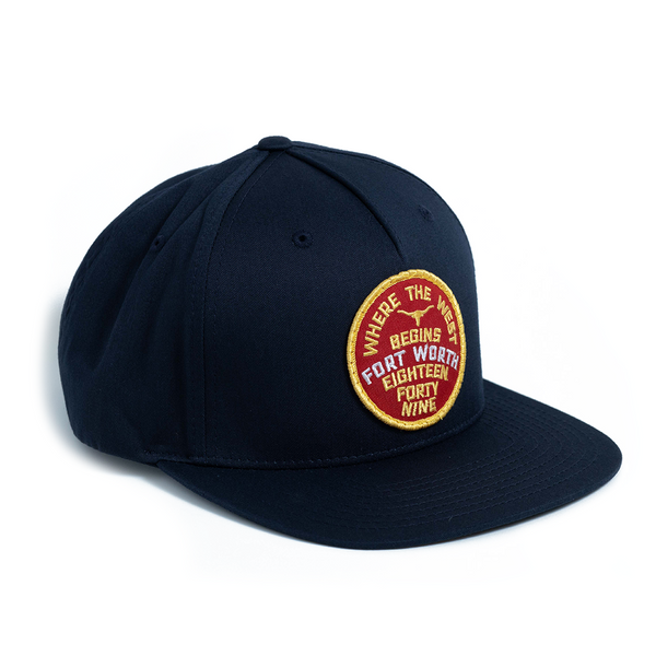 Fort Worth Steer Patch - 5 Panel Cap