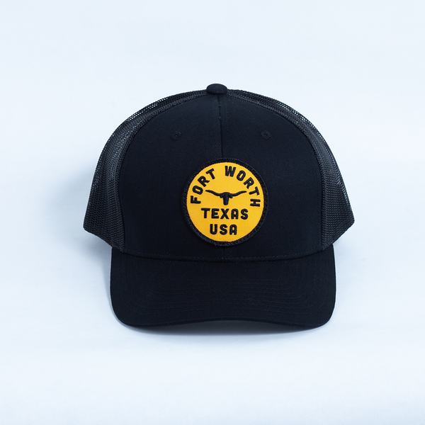 Fort Worth Texas USA - Trucker Hat - Black