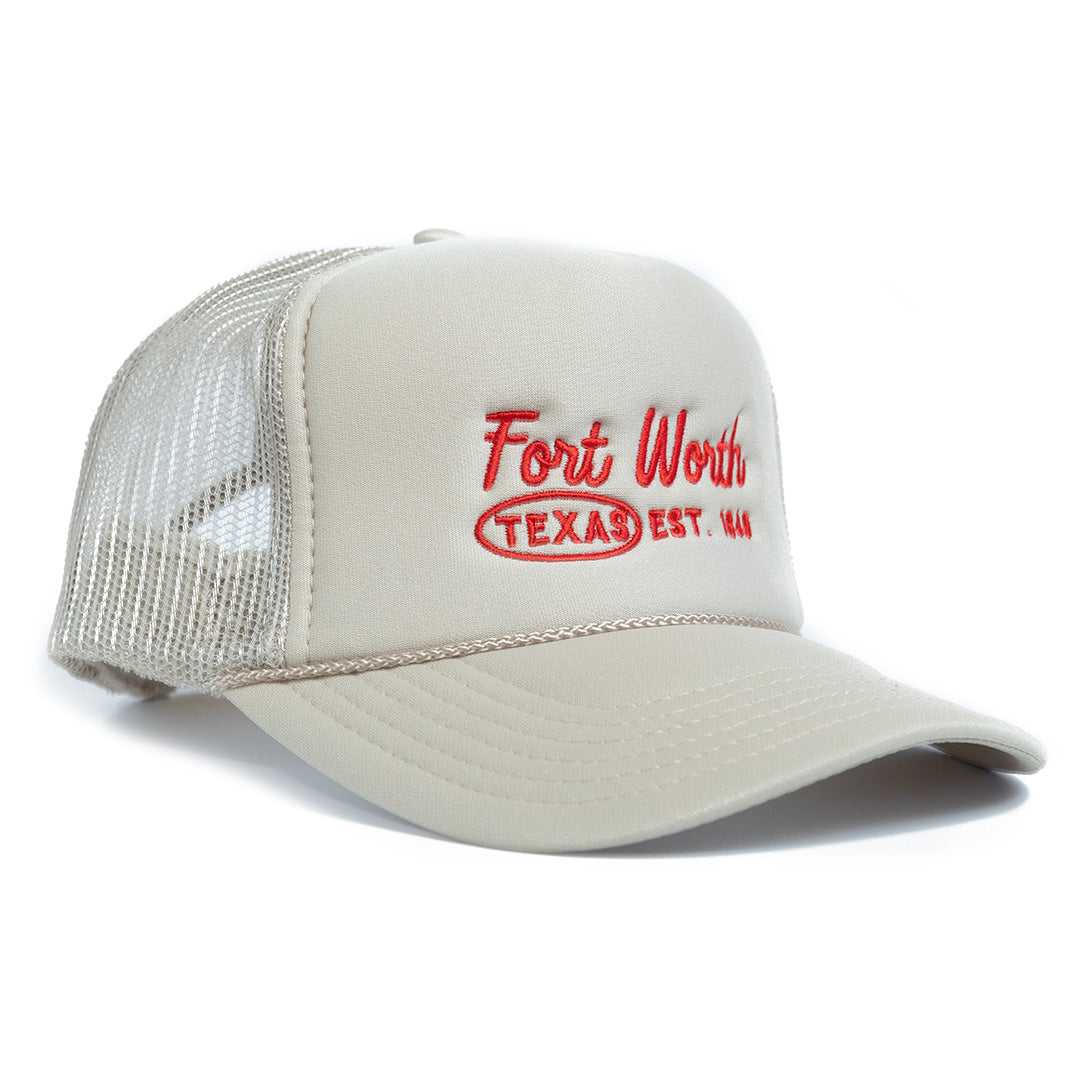 Fort Worth Texas 1849 - Foam Trucker Hat – Fort Worth Locals