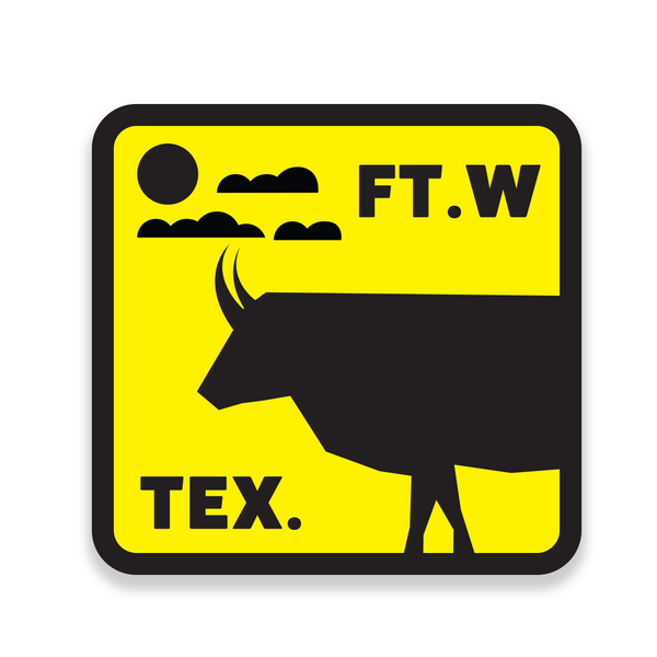 FTW TEX. Longhorn - Sticker