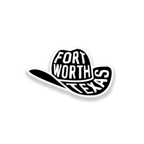 Fort Worth Texas Cowboy Hat - Magnet