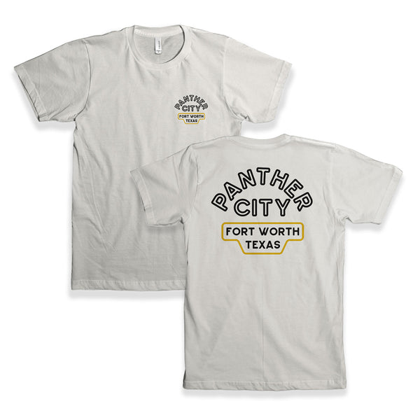 Panther City Fort Worth Texas - Vintage White - T-Shirt