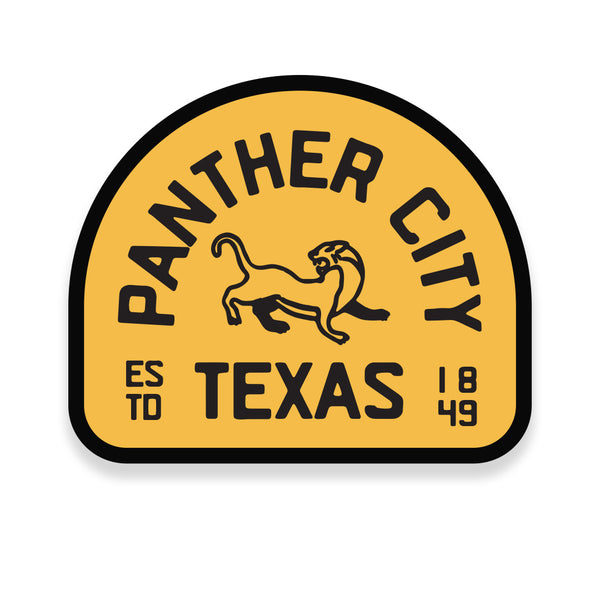 Panther City Texas - Sticker