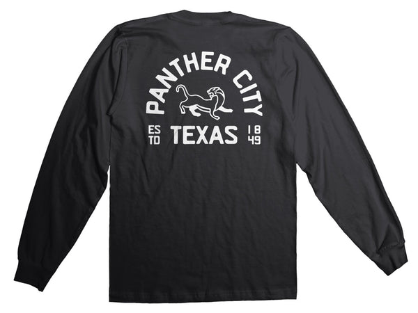 Panther City Texas - Long Sleeve - Dark Grey