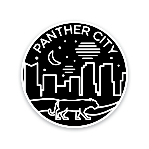 Panther City Badge Sticker
