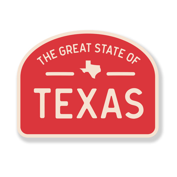 The Great State of Texas - Sticker