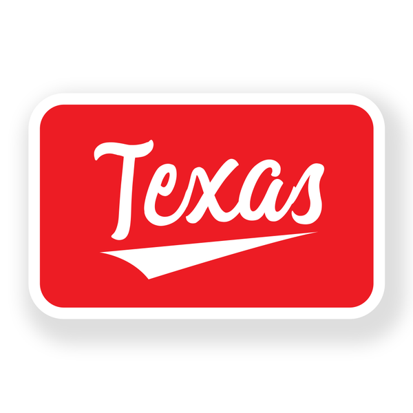 Texas Retro - Sticker