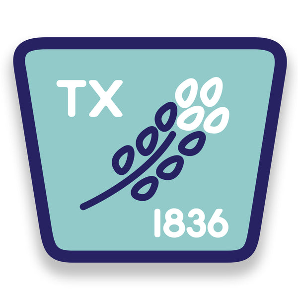 TX 1836 Bluebonnet - Sticker