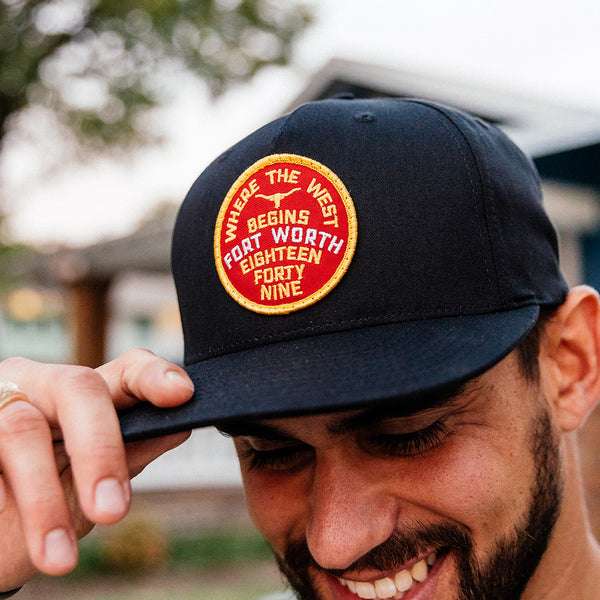 Fort Worth Steer Patch - 5 Panel Cap