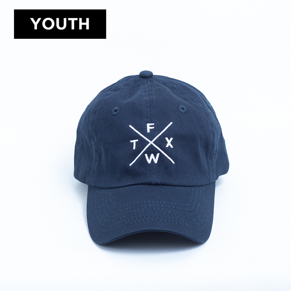 FW X TX - Youth Ball Cap - Navy