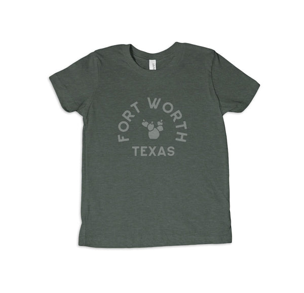 Fort Worth Pear Cactus - Youth T-Shirt